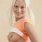 picture of model Janette wearing an underboob top